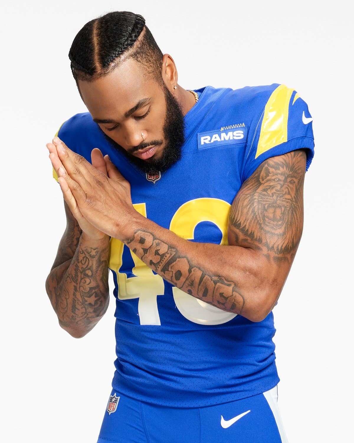 JJ3 photographed for the Los Angeles Rams