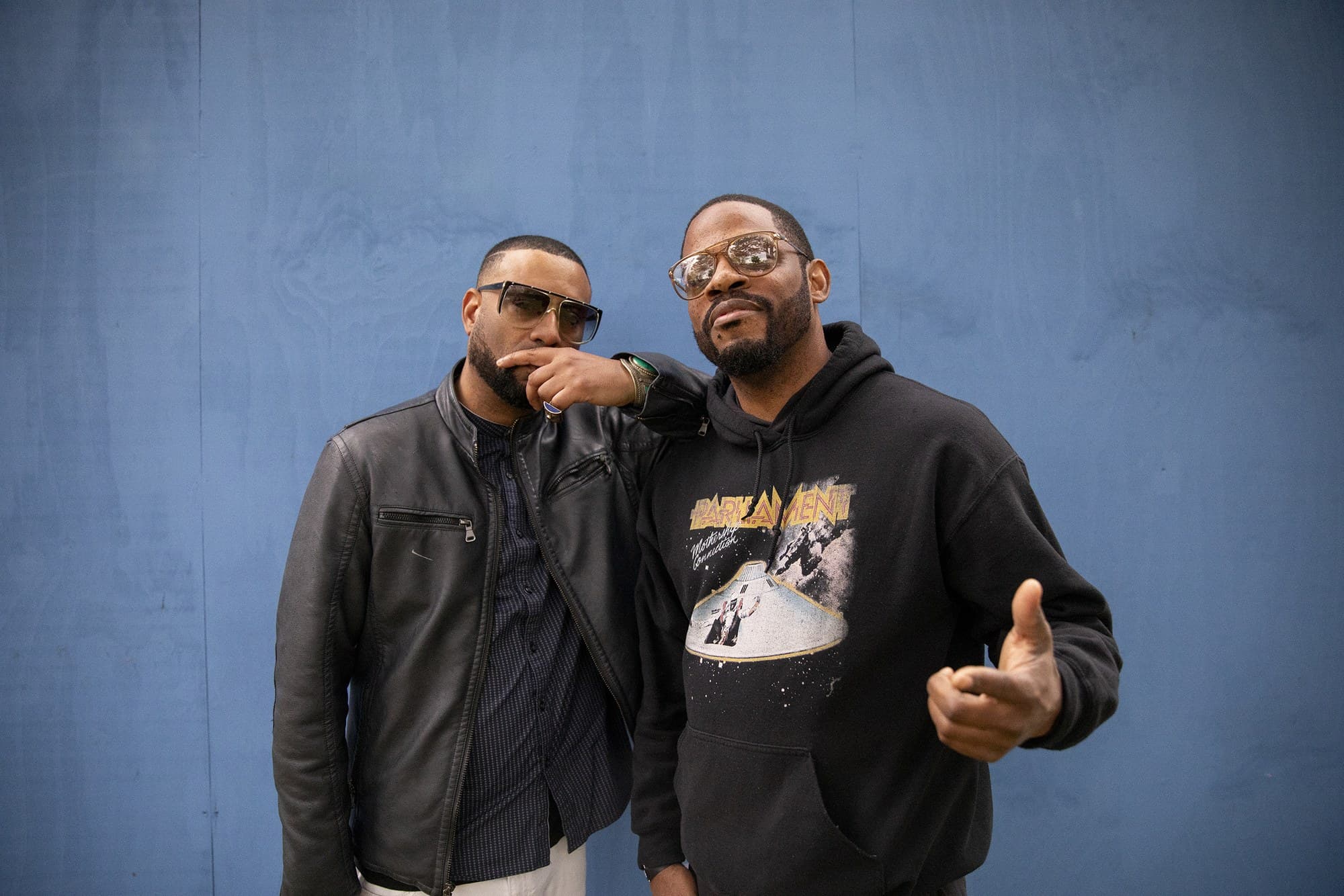 Madlib and Karriem Riggins photographed together